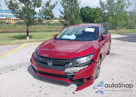 2021 Honda Civic Lx из США, поврежденный, VIN 2HGFC2F65MH555697